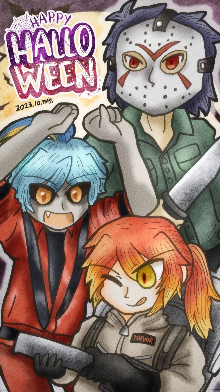 2023年ハロウィン絵