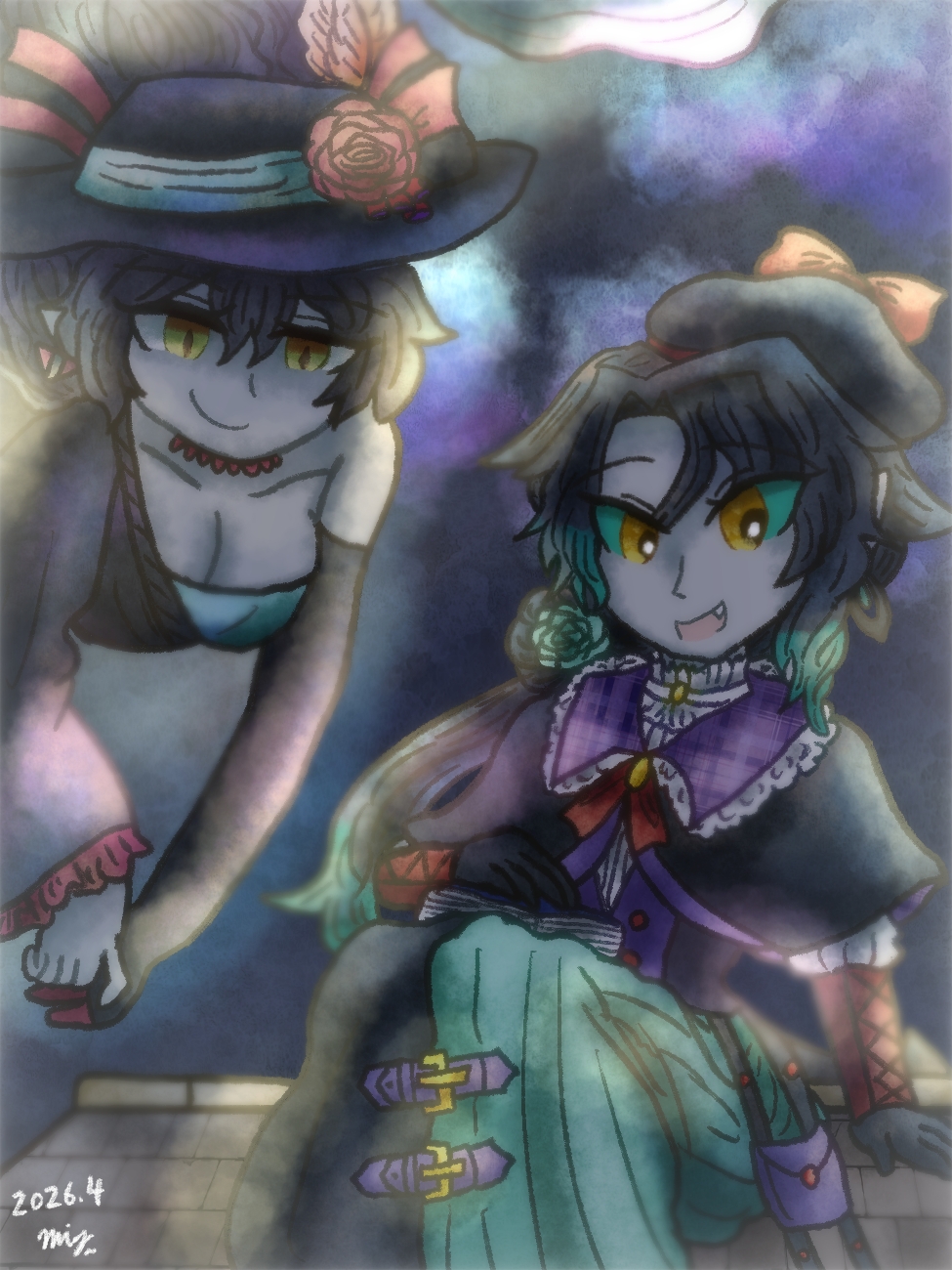 幽霊と吸血鬼のドラゴン